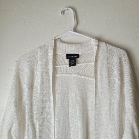 Lane Bryant Plus Size Open Front Short Sleeve Cardigan - Picture 2 of 7